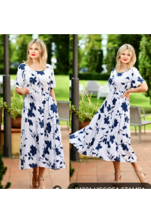 Dlouhé letní šaty květ 24321 Itálie