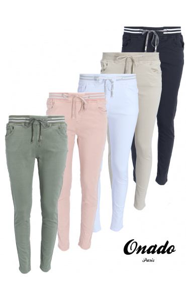 Jeans Kalhoty do gumy Onado H2323