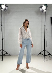 Kalhoty džínové WIDE-LEG 3D-9345