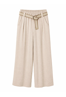 Kalhoty s širokými nohavicemi a páskem K25026