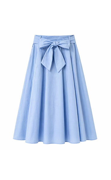 Trendy bavlněná sukně s kapsami U12361