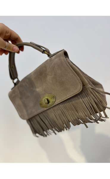 Kabelka broušená kůže s třásněmi 1320 Itálie