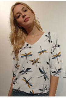 Svetřík Damod s potiskem 3/4 rukáv BS1833