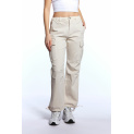 Kalhoty džínové Cargo 3D-1385 Itálie 
