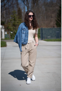 Bavlněné kalhoty do gumy 24297F