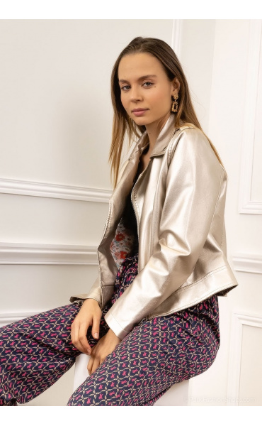 Koženková bunda Escandelle Paris 22253 křivak