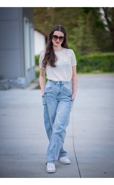 Trendy triko s výšivkou MY STYLE 20180