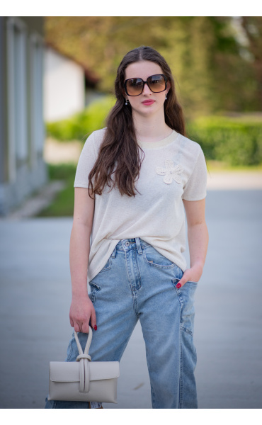 Trendy triko s výšivkou MY STYLE 20180