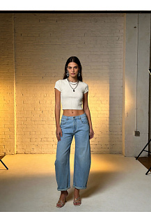 Kalhoty džínové BARREL 3D-1719