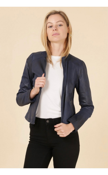 Bunda imitace kůže Laura Jo 21029